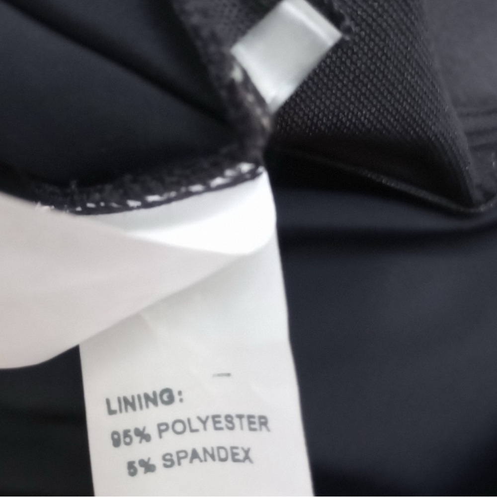 NWT Septangle Black Tiered Tankini Top, size 14 - Picture 10 of 12
